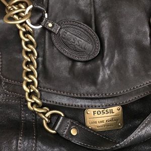 Navy Fossil Purse : Long Live Vintage 1954